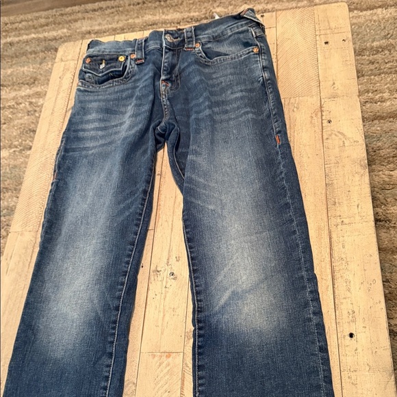 True Religion Men's Ricky Relaxed Straight Blue Jeans Size 30 - Picture 7 of 12